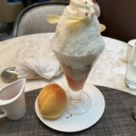 ストリングスホテル東京インターコンチネンタルのリュトモスで「かき氷」を食べる。